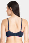 Amante Padded Non Wired Full Coverage T-Shirt Bra - Midnight Red Obsession — thumbnail 2